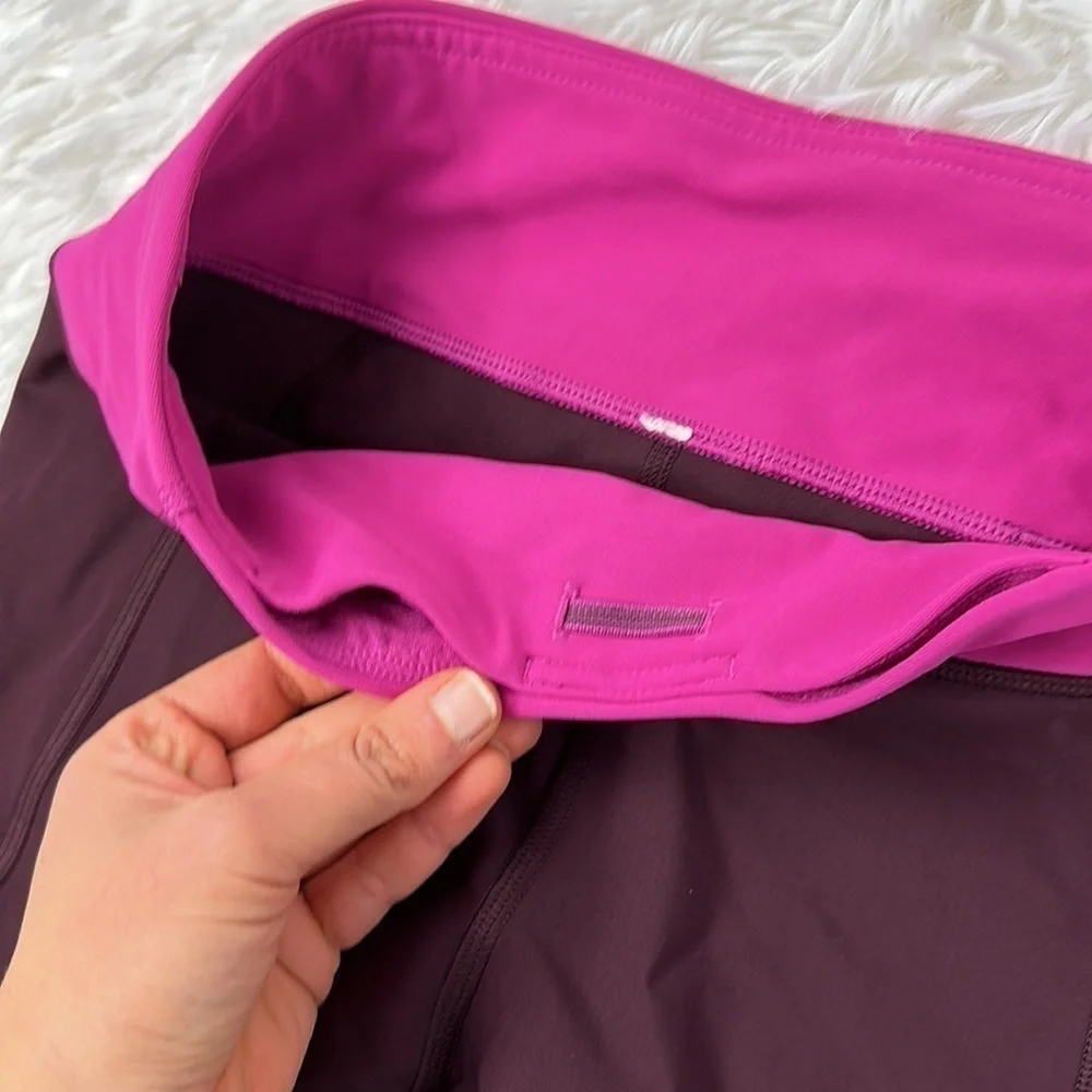 Lululemon Tight Stuff Crop Bordeaux Drama / Raspberry